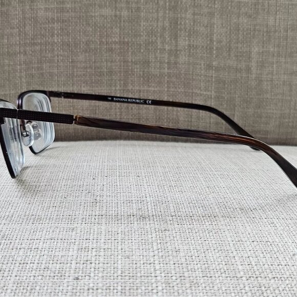 Banana Republic Eyeglasses/Glasses Brown Tone 145 53[]15 Full Rim Frame EDMUND main image 6